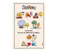 Torchon - En Cuisine Winkler Shadoks Multicolore 48x72 cm