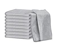 Torchon en fil métallique | Multi-usage réutilisable | Chiffon de vaisselle en fil métallique - Pour vaisselle, éviers, comptoirs, cuisinières, casseroles, grills, cuisine, salle de douche