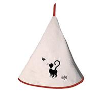 TORCHON ET BOUCHON PARIS - Essuie Mains Dubout Chat Papillon Ivoire Torchon et Bouchon