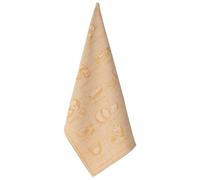 Torchon Jaune Imprimé Fromages 50 X 70 Cm