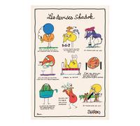 Torchon - Les Devises Winkler Shadoks Multicolore 48x72 cm