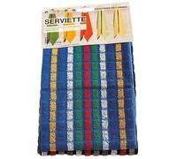 Torchons mineur 50x70cm x2 (1 bleu +1 noir)