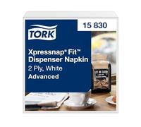 TORK 15830 Xpressnap Fit Serviette Distributeur Advanced Blanc 2 Couches 21,3 cm Longueur Déplié 720 Pièces