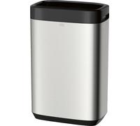tork 460011 TORK poubelle, plastique/inox, 50 litres, argent