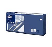 TORK 477215 Advanced Serviette Lunch 2 Plis Pliage 1/4 Longueur déplié 200 Pièces Bleu Foncé 32,8 cm