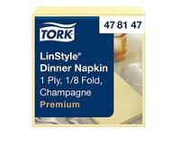 Tork 478147 Serviettes Dinner, Linstyle couleur, 12 x 50 serviettes