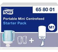 TORK 658001 Performance Distributeur de serviettes en papier plastique blanc, turquoise 1 pc(s)