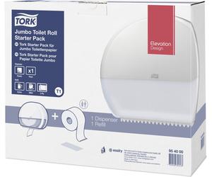 Tork 95 40 00 Blanc Plastique Distributeur de papier toilette en rouleau