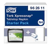 Tork 962611 Xpressnap Interfold Distributeur Napkins, Paper, Blanc