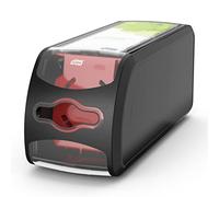 Tork Distributeur de Serviettes de Comptoir Xpressnap Fit - 272901 | Noir, Usage Unique, Distribution Feuille-à-Feuille, Destiné aux Restaurants, Distributeur N14