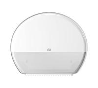 Distributeur papier toilette rouleau Maxi-Jumbo Tork T1 plastique blanc