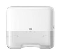 Tork Mini Distributeur Murale pour essuie-Mains pliés en V Blanc H3, 553100