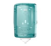 Tork Reflex Mini Distributeur à dévidage central feuille-à-feuille M3 - 473167 - Gamme Performance - Blanc et Turquoise