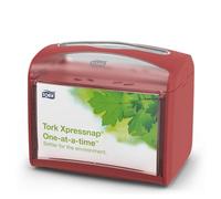 Tork SCA 272612 Xpressnap Distributeur de Table Rouge Lot de 4