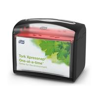 Tork Xpressnap 272611 Distributeur de table noir N4, ligne Signature, 15,5 cm × 20,1 cm × 15,0 cm, 272611 (x4)