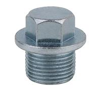 Tornillo de drenaje de aceite, hexágono exterior 17 mm, M20x1,5x15 mm, paquete de 10