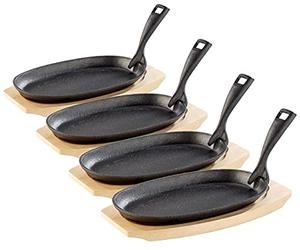 Tornwald-Schmiede 4 plats en fonte avec poignée amovible - 24 cm