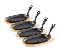 Tornwald-Schmiede 4 plats en fonte avec poignée amovible - 28 cm