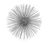 Torre & Tagus Sculpture Boule Décorative, Acier, Argent, L