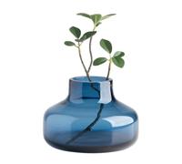 Torre & Tagus Vase Rond en Verre de Couleur Unie pour Fleurs - 10,2 cm de Haut, Vase à Fleurs Unique, Vase Transparent Fait à la Main pour décoration d'intérieur Moderne, Vase à bourgeons comme
