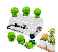 Tortues Miniatures En Résine Sculpture Animale Mignonne avec Petite Valise