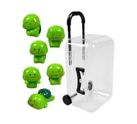 Tortues Miniatures En Résine Sculpture Animale Mignonne avec Petite Valise