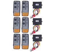 Torvex Télécommande de treuil, kit d'émetteur de contrôleur sans Fil 6 pièces avec 3 récepteurs 434 MHz pour treuils électriques de VTT et de Camion
