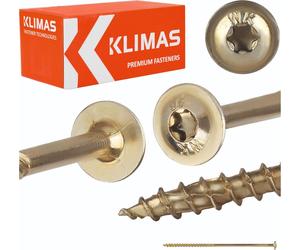 TORX Klimas WKCP 6x180 50 pcs vis de charpente pour bois