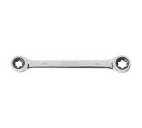 TORX polygonale a cliquet CHROME plus -E10-E12, sur support
