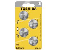 Toshiba CR2430 Lot de 4 piles bouton au lithium 3 V