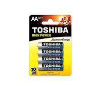 TOSHIBA LR6GCP BP-4 Pile DOMÃ‰STIQUE BATERÍA d'un Usage AA ALCALINE Pack 4