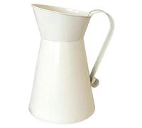 TOSSPER Crème Vase Fer Seau Vintage Vase Pichet Grand Jug pour Soirée De Mariage Décoration D'intérieur