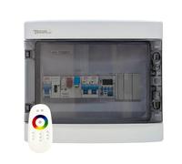 Tosun Tableau électrique pour piscine WiFi, pompe 1CV, transformateur 60 W DC, boîtier IP65, contacteur et compatible chlorateur