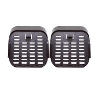 Tosuny 2 Ensemble Extension de Descente de Gouttière 2x3 Pouces Type A | Kit de drainage en plastique durable, écoulement des eaux de pluie extérieures, assemblage facile à clipser, filtre à