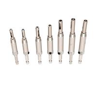 Tosuny 7 Pièces Jeu de Forets à Centrage Automatique pour Charnières | Travail du bois à trou pilote de précision, 7 tailles d\'embouts mixtes, conception à manchon de guidage, acier rapide