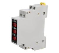 Tosuny Ampèremètre triphasé sur Rail DIN AC80 500V 1 100A Affichage LED