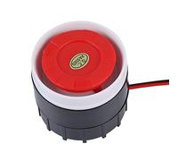 Tosuny DC 12V Mini Sirène Filaire 120 DB - Système d'Alarme Sonore pour la Sécurité à la Maison, Rouge