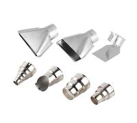 Tosuny Kit de 7 Buses pour Pistolet à Air Chaud pour Station de Soudage | Jeu de pointes en acier inoxydable, pistolet thermique de 1500 à 2000W, accessoires de dessoudage, pièces de rechange, cône