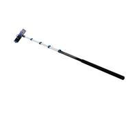 Tosuny Kit de Brosse de Nettoyage pour Panneaux Solaires, Poteau Extensible à 5 Sections de 15 Pieds, Adaptateur à 180 °, Buse à Haut Débit, Poteau Télescopique pour Gouttière de Toit, Fenêtre à