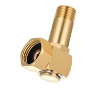 Tosuny Laiton Jardin Tuyau Pivot Coude Connecteur Enrouleur Remplacement | Conception sans fuite, filetage GHT de 3 à 4 pouces, équipement d\'arrosage de réparation, anticorrosion, ajustement Compact