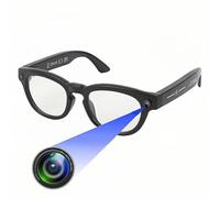 Tosuny Lunettes avec caméra 2MP, Lunettes Intelligentes avec Traducteur IA avec APP, Lunette de Audio avec caméra, Traduction en 11 Langues et Enregistrement vidéo HD