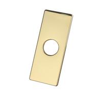 Tosuny Plaque de Robinet en Acier Inoxydable, Garniture de Finition pour | Écusson de couvercle de trou, panneau de réparation de comptoir de salle de bain, construction en acier 304, base