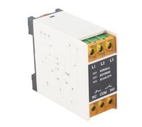 Tosuny Relais de Séquence de Phase 3 Phases 220 380VCA Protection Moteur | Détecteur de perte de phase, protection contre les déséquilibres de tension, montage sur rail DIN, équipement de contrôle