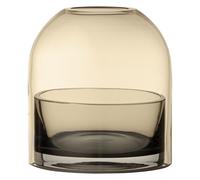 TORUS Vase H33 Noir/ Ambre