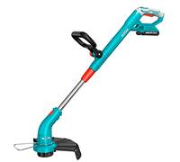 TOTAL - Coupe-Bordure électrique | A Batterie P20S de 20 V | Machine à élaguer Portable spéciale pour Le Jardin | Diamètre de Coupe de 300 mm | Poignée réglable jusqu'à 180 °