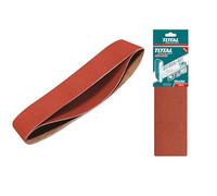 TOTAL - Lot de 2 bandes abrasives, dimensions 100 x 610 mm, 2 unités P40, compatible avec TBS12001, Mod.TAC75