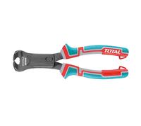 TOTAL - Pince Renforcée à Coupe Frontale - 215 mm - Pour couper du fil, câble ou plastique - Poignée ergonomique antidérapante - Fabriquée en chrome vanadium - Poignée trimatériau