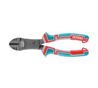 TOTAL - Pinces coupantes diagonales renforcées - 228mm - Pour fils, câbles, clous ou vis - Fortes et durables - Poignées ergonomiques antidérapantes - Construction en chrome vanadium