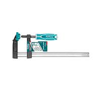 Total Tools - Sergent de serrage - 250x50mm - Force de serrage maximale de 170 kg - Avec levier de déverrouillage automatique - Pour les travaux de menuiserie - Pour contenir des pièces