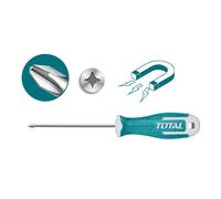TOTAL - Tournevis Phillips THT26PH - PH2 x 150 mm - Acier